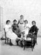 Palestine: A Middle class family enjoying afternoon coffee, Jerusalem, c. 1910