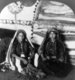 Palestine: Two Palestinian women of Ramallah, c. 1900